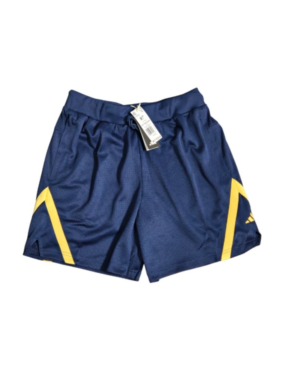 NWT | Adidas Select WWH Basketball Shorts | Night Indigo & Yellow | Medium